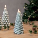  Stearinlys juletre m. glitter thumbnail